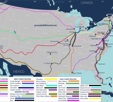 Amtrak Map